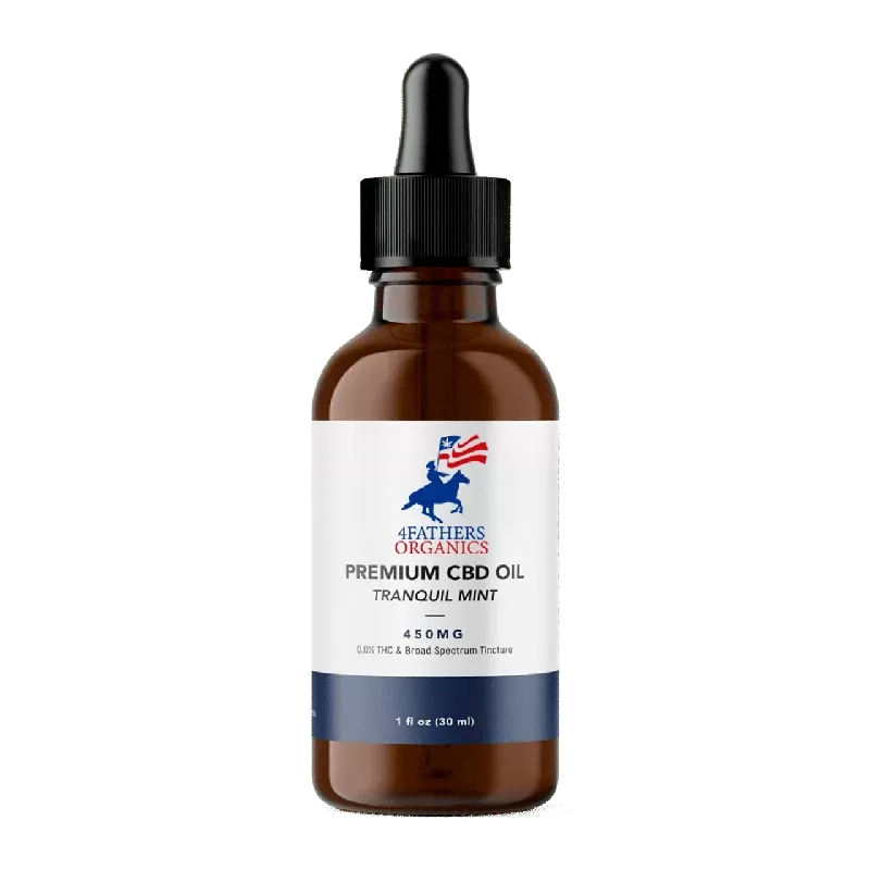Tranquil Mint Organic Broad Spectrum CBD Tincture