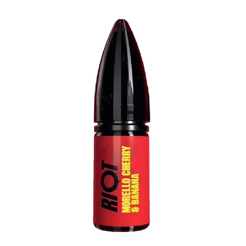 Riot X Nic Salt E-Liquid Morello Cherry & Banana