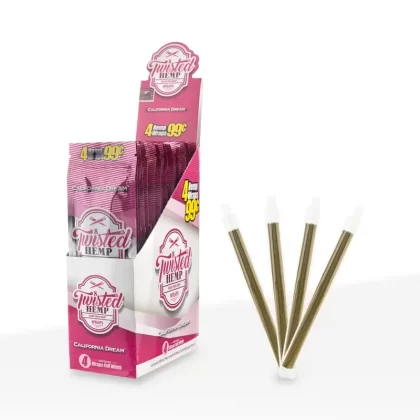 Twisted Hemp™ | Blunt Wraps | 100mm – California Dream – 15 Count