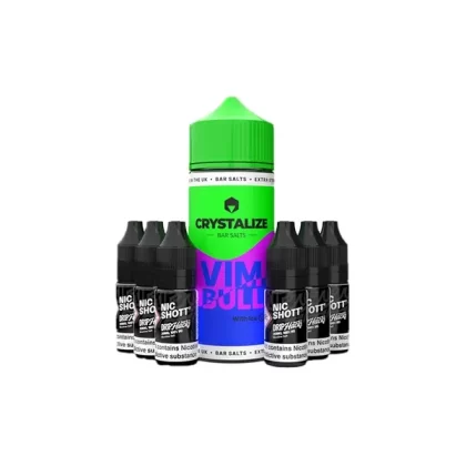 Crystalize Bar Salts 120 ml Longfill mit 6 kostenlosen Nikotin-Shots –