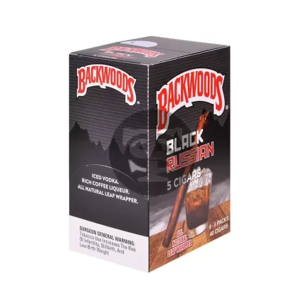 Backwoods Black Russian Cigars 8 Packs of 5