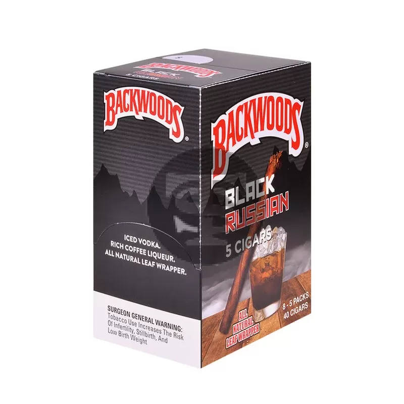 Backwoods Black Russian Cigars 8 Packs of 5