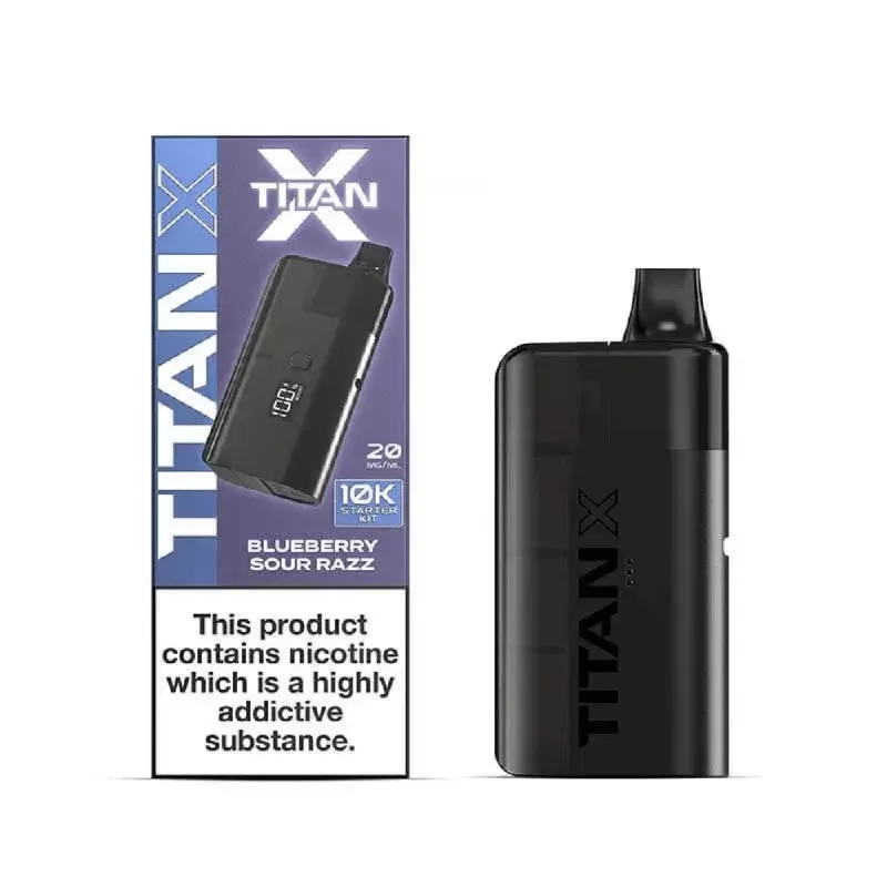 Titan X Prefilled Pod Kit Blueberry Sour Razz