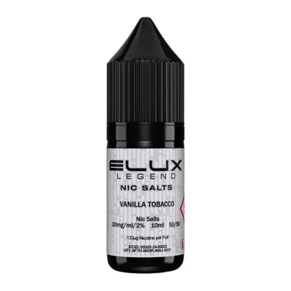 Vanilla Tobacco By Elux Legend 10ml Salts