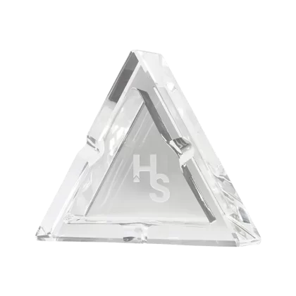Higher Standards Glass Ashtray Clear