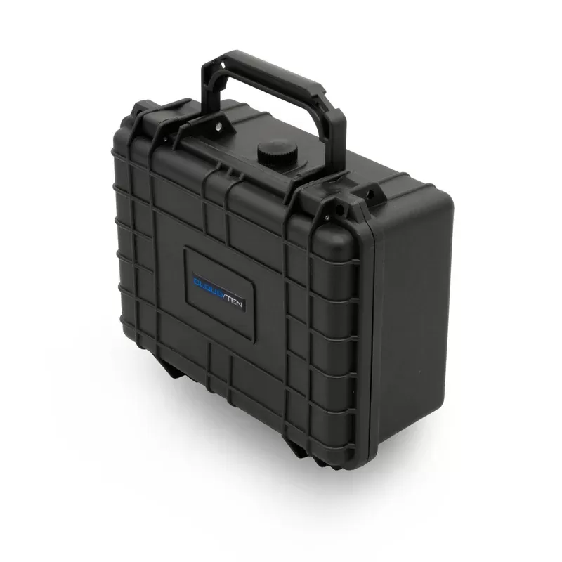 CLOUD/TEN 9″ Smell Proof Hard Travel Case with Padlock Rings and