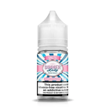 Strawberry Macaroon by Dinner Lady Tobacco- Nicotine Salt 30ml