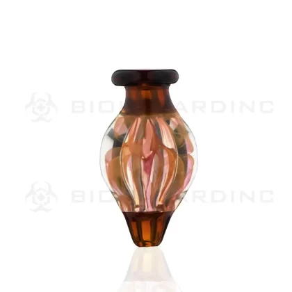 Carb Cap | Snaked Glass Round Directional Carb Cap | Various Colors