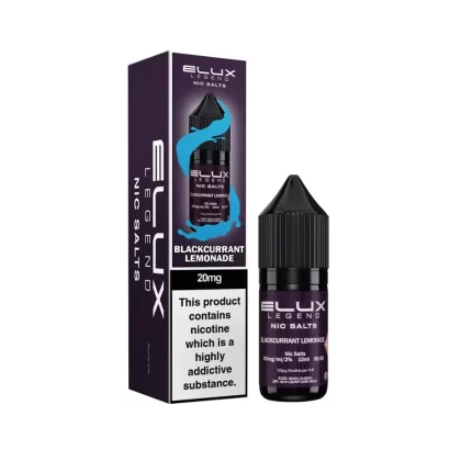 Elux Legend Nic Salt Blackcurrant Lemonade E Liquid 10ml