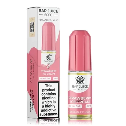 Strawberry Ice Cream By Bar Juice 5000 Salt 10ml