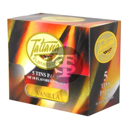 Tatiana Miniatures Vanilla Cigars 5 Packs of 10