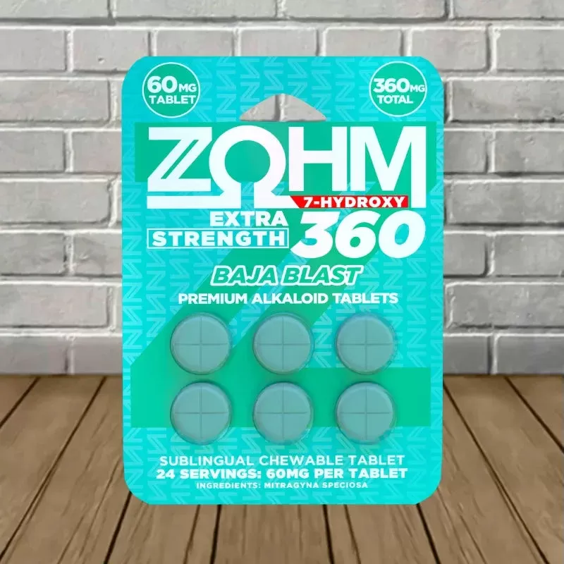 Zohm 7-Hydroxy Extra Strength Tablets 360mg