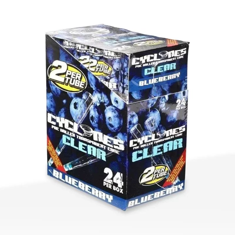 Cyclones | Clear Cellulose Pre-Rolled Cones 1¼ Size