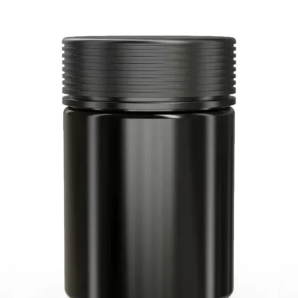 CHUBBY GORILLA | Child Resistant Black Plastic Spiral XL Jar w/ Black