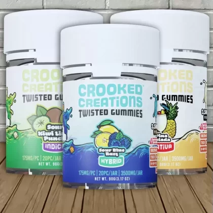 Crooked Creations Twisted Gummies 3500mg
