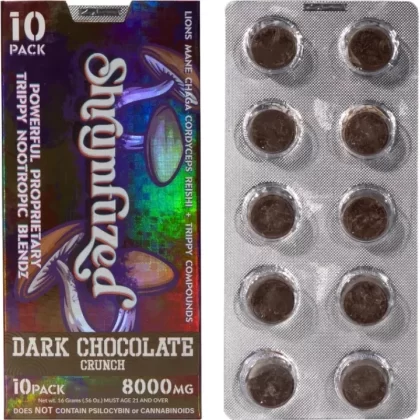 Shrumfuzed Nootropic Trippy Psychedelic Mushroom Chocolate 10pc –