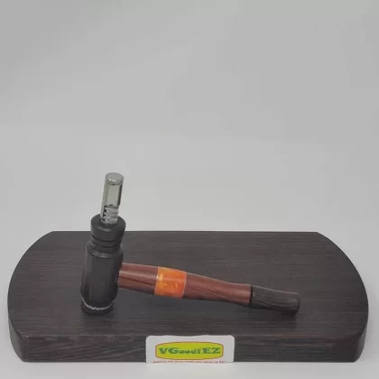 8mm OD Custom Dynavap Stem/Pipe in Cocobolo w/ Wenge Mouthpiece/Pipe &
