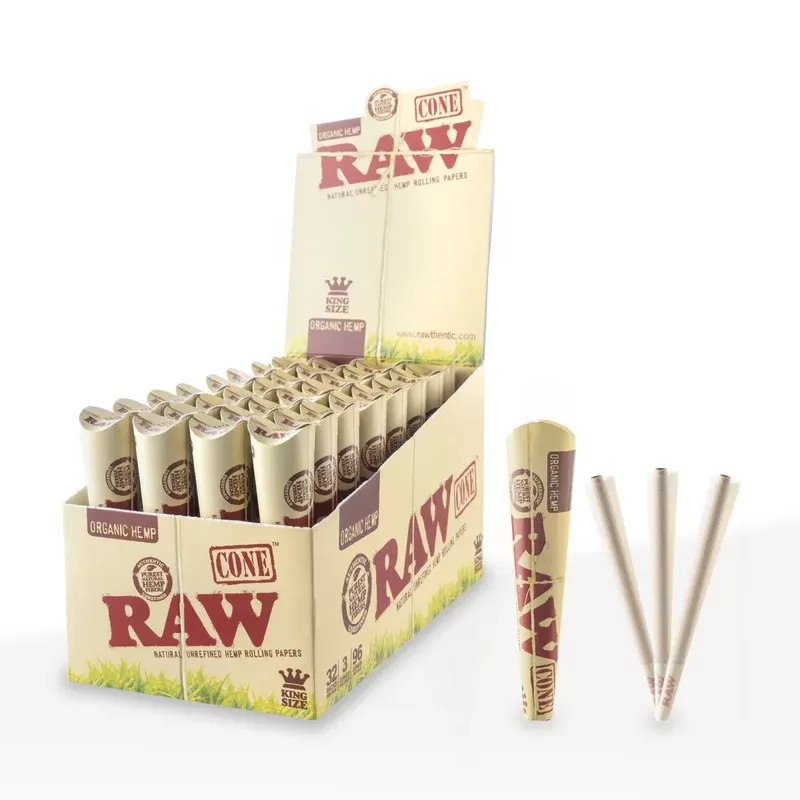 Raw® | Organic Pre-Rolled Cones King Size