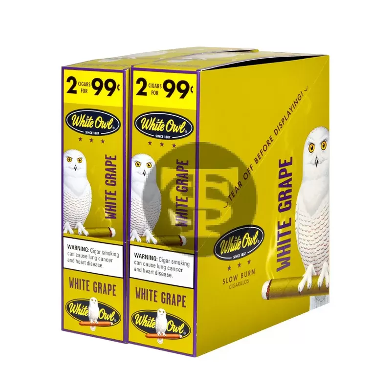 White Owl Cigarillos 99 Cent Pre Priced 30 Packs of 2 Cigars White