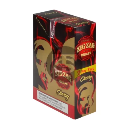 Zig Zag Wraps Premium Cherry 25 Packs of 2