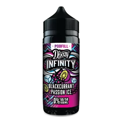 Doozy Infinity 100ml Shortfill E-Liquid 50VG Blackcurrant Passion Ice