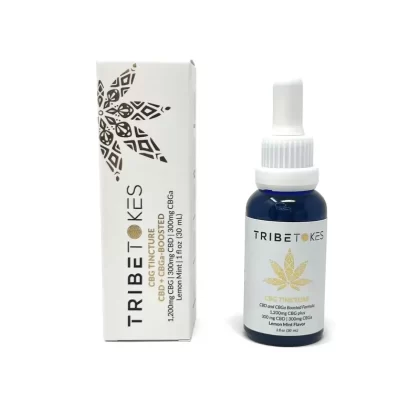 TribeTokes CBG Tincture | Full Spectrum, CBD + CBGa Boosted | 1,800 MG