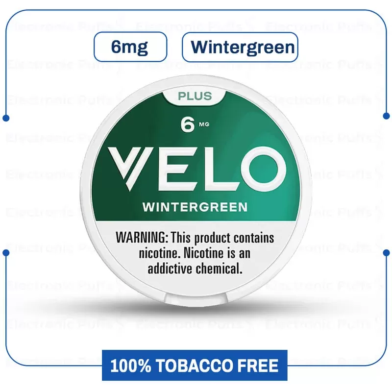 Buy Velo Plus Wintergreen 6MG Nicotine Pouch Online