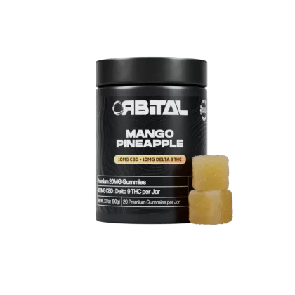 Galaxy Treats Mango PineappleCBD + Delta 9 Gummies