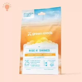 Green Roads Rise N’ Shines Immune Support Gummies – (10ct) 250mg