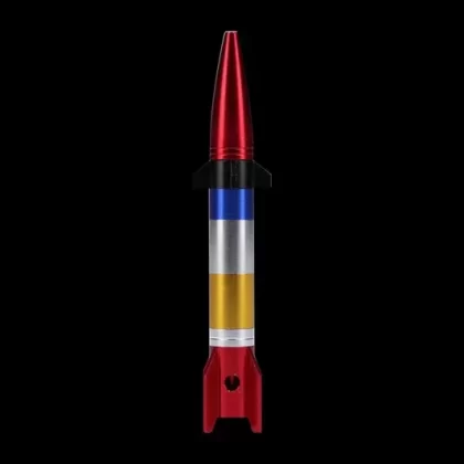 Rocket Ship Metal Hand Pipe