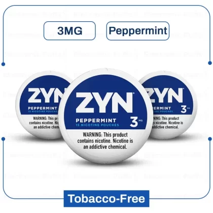 Buy ZYN Pepermint 3MG Nicotine Pouch Online | Pricing