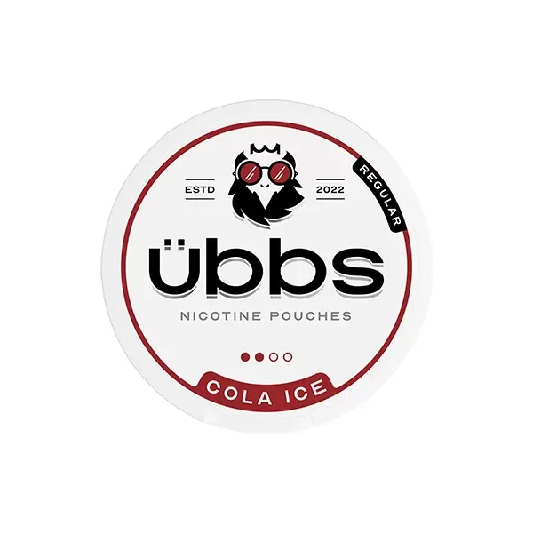 6 mg Übbs Cola Ice Nikotinbeutel – 20 praktische und erfrischende