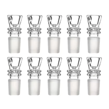 Bowl | Clear Funnel Bowls w/ Marias | 19mm – Clear – 10 Count