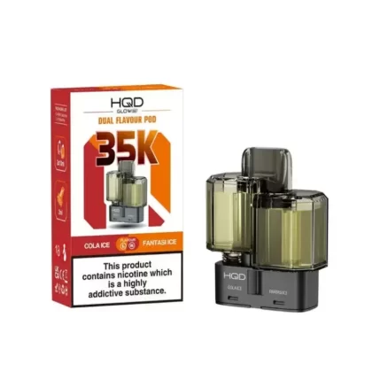 HQD Glow Air 35K Prefilled Pod Cola Ice / Fantasi Ice