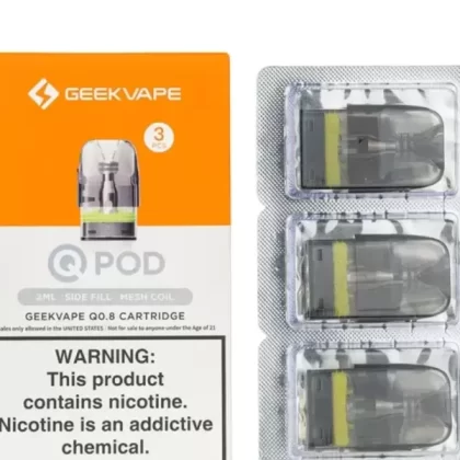 GeekVape Q 3ML Refillable Replacement Cartridge Pod – 3pcs