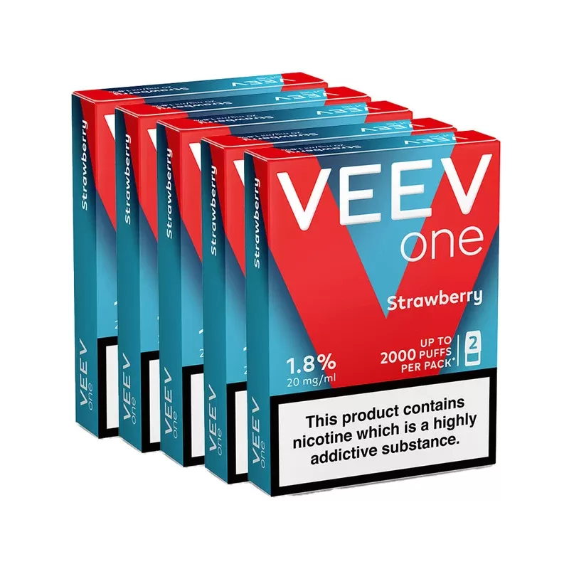 VEEV ONE Strawberry Pod Bundle (5 Packs)