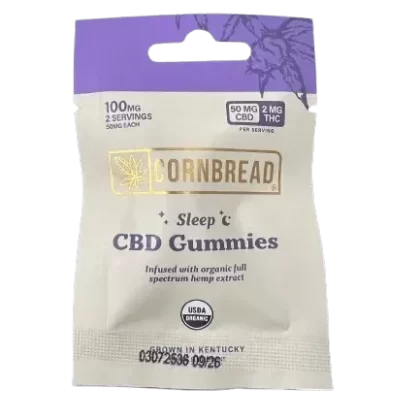 Cornbread CBD 50mg : THC 2mg Gummies 2ct
