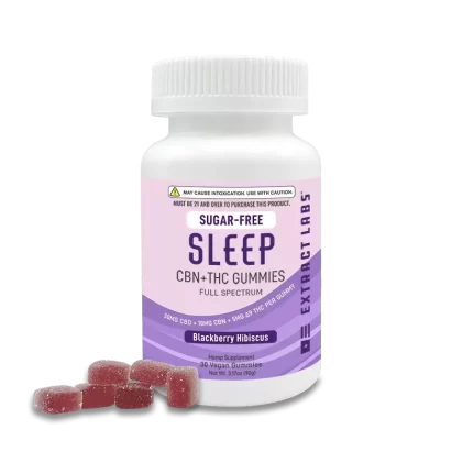 Extract Labs Sugar CBN + Delta 9 Gummies | Sleep Gummies