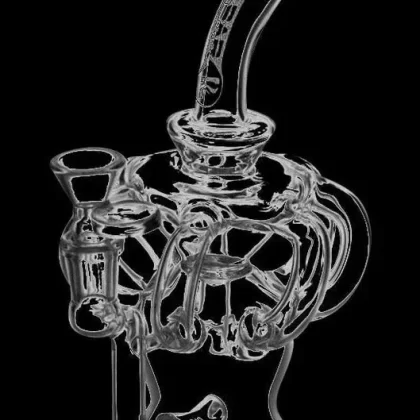Pulsar Recycler Water Pipe with Inline Perc