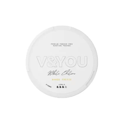 V&YOU 8,8 mg Nikotinbeutel White Edition – Genießen Sie 20 Beutel mit