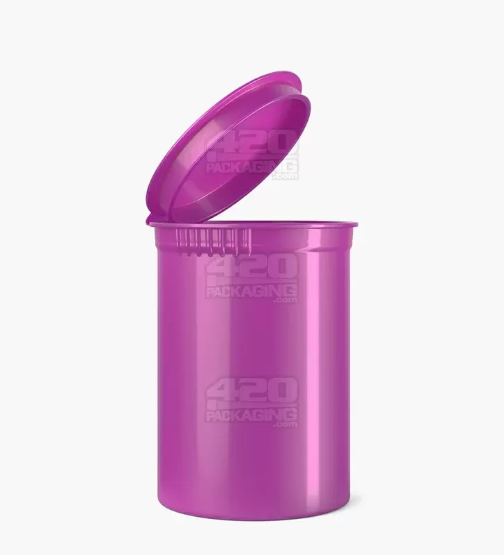 Child Resistant | Opaque Grape Pop Bottles | 30dr – 7g – 150 Count