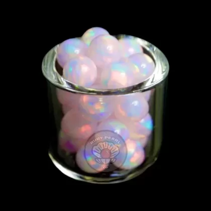 Ruby Pearl Co – Opal Pearls-Pink : 5mm