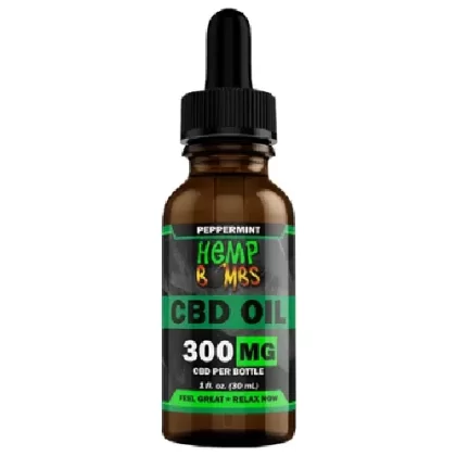 Hemp Bombs – CBD Tincture – Broad Spectrum Peppermint Oil –