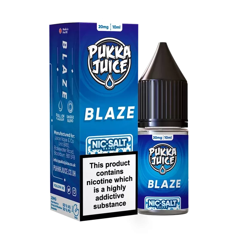 Pukka Juice Nic Salt E-Liquid Blaze