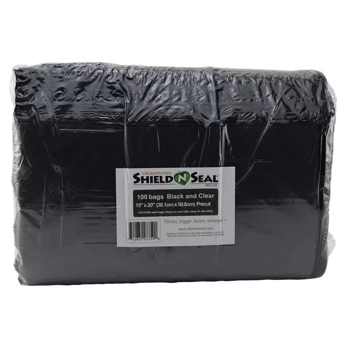 Shield N Seal Precut Vacuum Sealer Bags 15 x 20-in