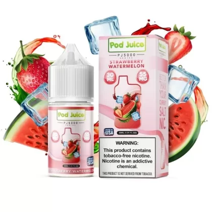 Pod Juice PJ5000 Salts | Strawberry Watermelon Ice