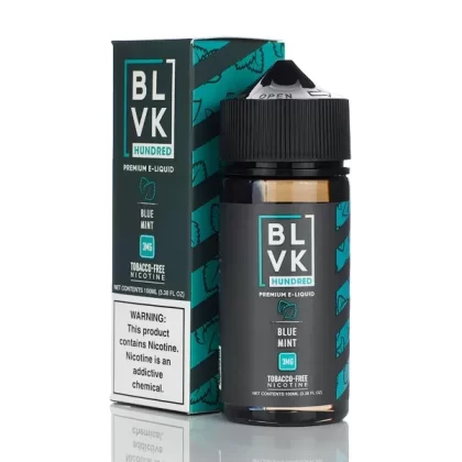 BLVK Hundred E-liquid Blue Mint 100ml (3mg)