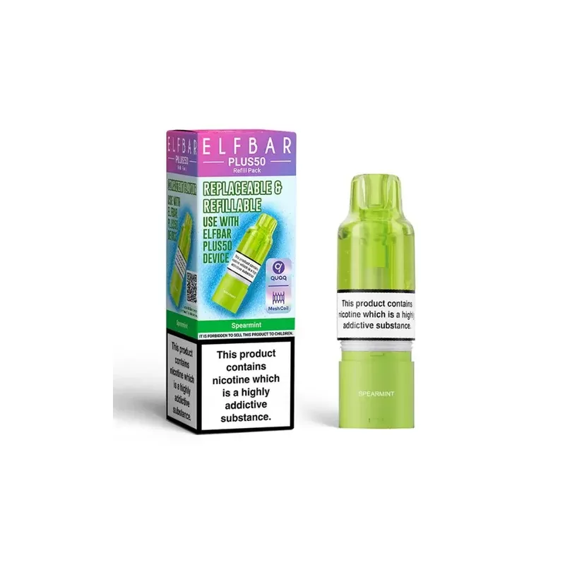 ELF BAR Plus 50 Refill Pack Spearmint