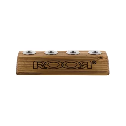 RooR® | Wooden Bowl Holder | 14mm – 4 Holder – Dark Wood