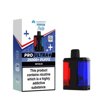 Hayati Pro Ultra Plus 25k Prefilled Pods Mr Blue